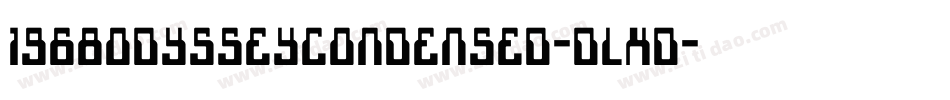 1968OdysseyCondensed-DlXD字体转换