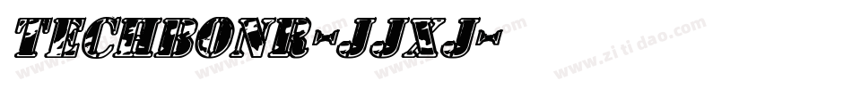 Techbonr-JJxj字体转换
