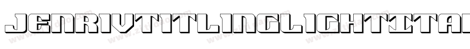 JenrivTitlingLightItalic-qZ21d字体转换