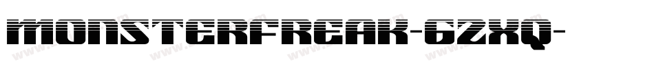 Monsterfreak-62xq字体转换
