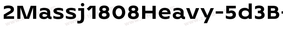 2Massj1808Heavy-5d3B字体转换