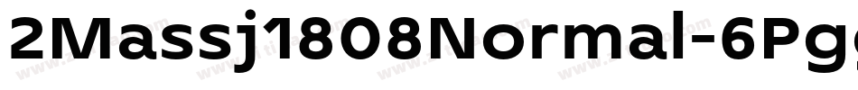 2Massj1808Normal-6Pgg字体转换