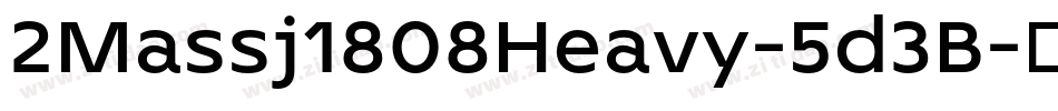 2Massj1808Heavy-5d3B字体转换