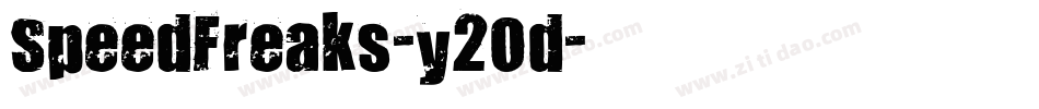 SpeedFreaks-y2Od字体转换