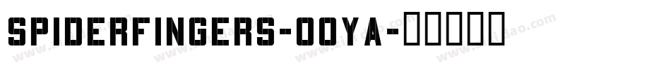 Spiderfingers-OOyA字体转换