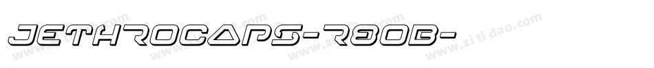 Jethrocaps-r8OB字体转换