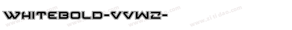 WhiteBold-VVwZ字体转换