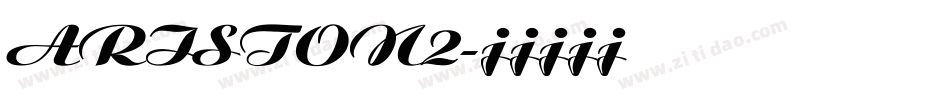 ARISTON2字体转换