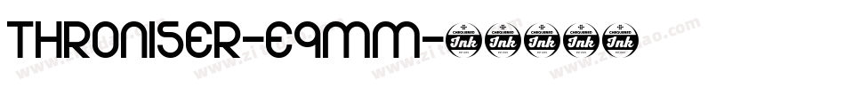 Throniser-e9Mm字体转换