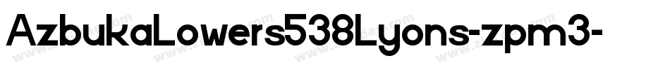 AzbukaLowers538Lyons-zpm3字体转换