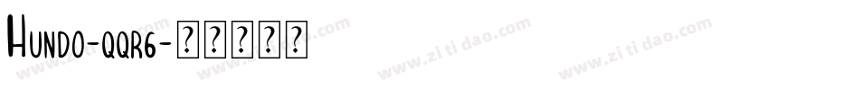 Hundo-qqr6字体转换