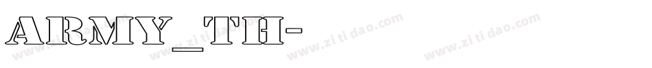 army_th字体转换