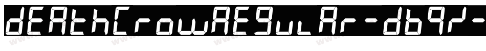 DeathCrowRegular-dBqx字体转换