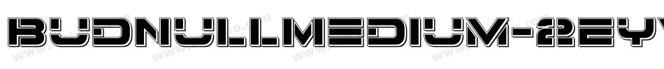 BudnullMedium-2Eyv字体转换