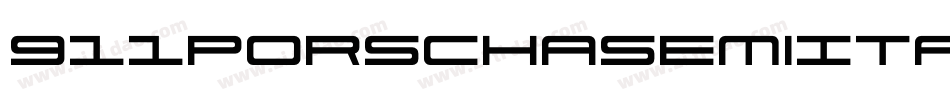 911PorschaSemiItalic-EMzj字体转换