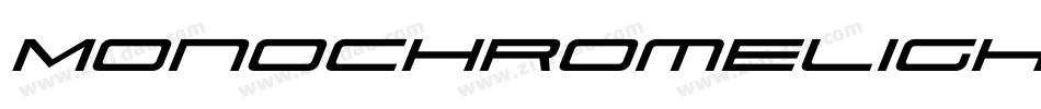 MonochromeLight-AOoL字体转换