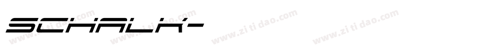 schalk字体转换