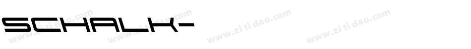 schalk字体转换