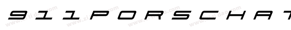 911PorschaTitleItalic-Z3YB字体转换