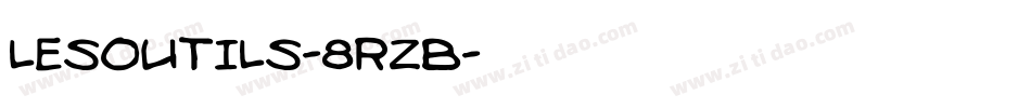 Lesoutils-8RzB字体转换