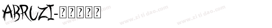 ABRUZI字体转换