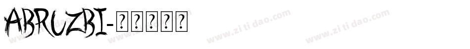 abruzbi字体转换
