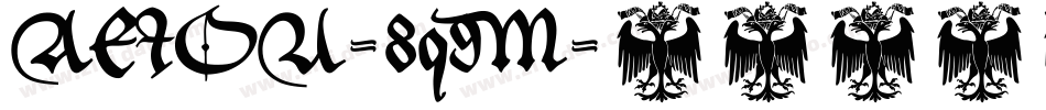 AEIOU-8q9M字体转换