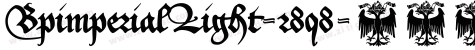 BpimperialLight-r8q8字体转换