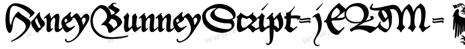 HoneyBunneyScript-jEL9M字体转换