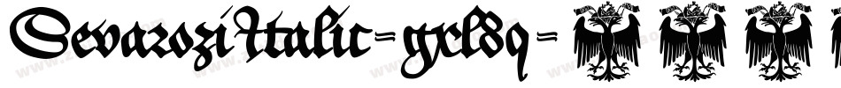 SevaroziItalic-gxl8q字体转换