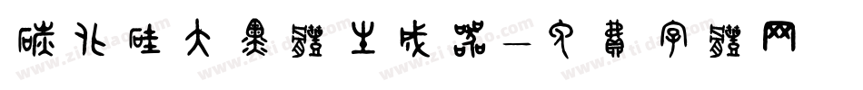 碳化硅大黑体生成器字体转换