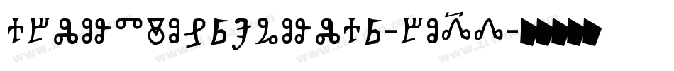 AblutionRegular-BO5d字体转换