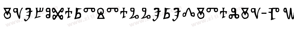 IceboxArtStaggeredItalic-PW5d字体转换