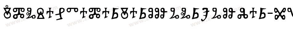 JmhsantamariaroughRegular-xV5V字体转换