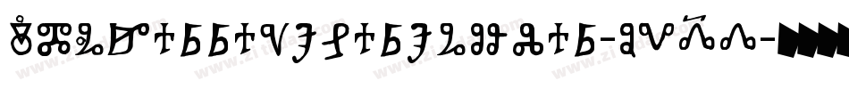 JmhzarracenaRegular-qV5d字体转换
