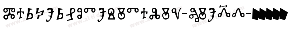 MarkerNotesItalic-ye5d字体转换