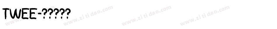 Twee字体转换