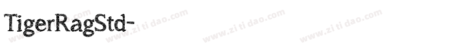 TigerRagStd字体转换