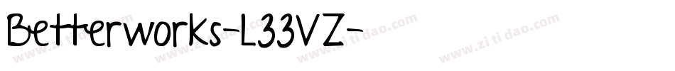 Betterworks-L33VZ字体转换