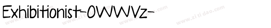 Exhibitionist-0WWVz字体转换