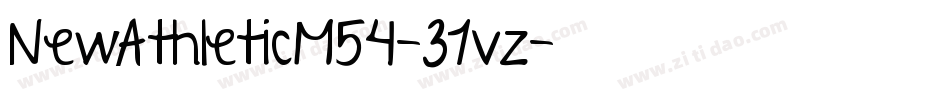 NewAthleticM54-31vz字体转换 NewAthleticM54-31vz字体转换