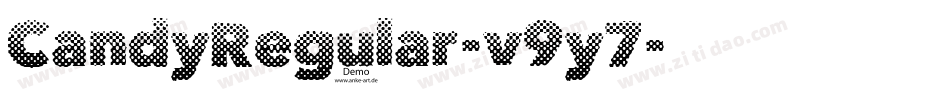 CandyRegular-v9y7字体转换