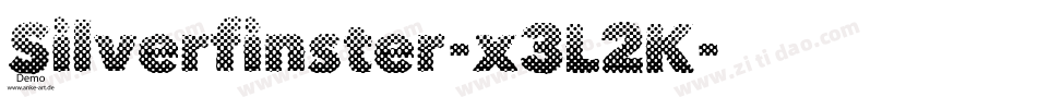Silverfinster-x3L2K字体转换