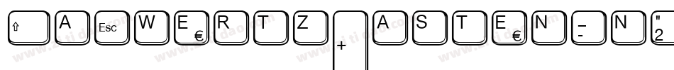 AaQwertzTasten-n2pY字体转换