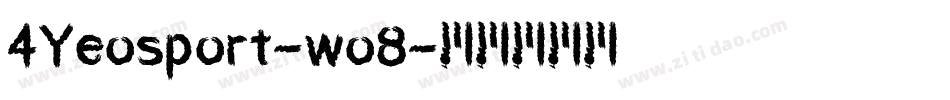 4Yeosport-wo8字体转换