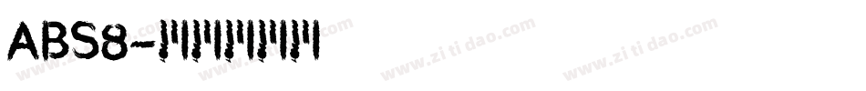 ABS8字体转换