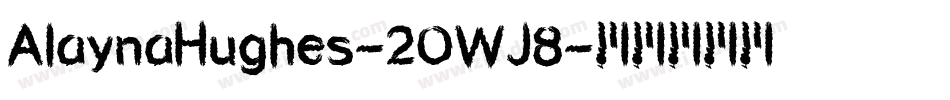 AlaynaHughes-2OWJ8字体转换