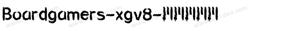 Boardgamers-xgv8字体转换