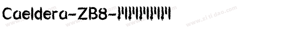 Caeldera-ZB8字体转换