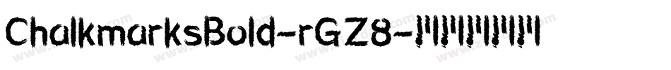 ChalkmarksBold-rGZ8字体转换